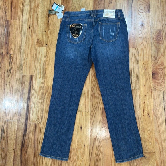 NEW  Baby Phat Side Zipper Down On Leg Jeans 16 - Picture 13 of 17